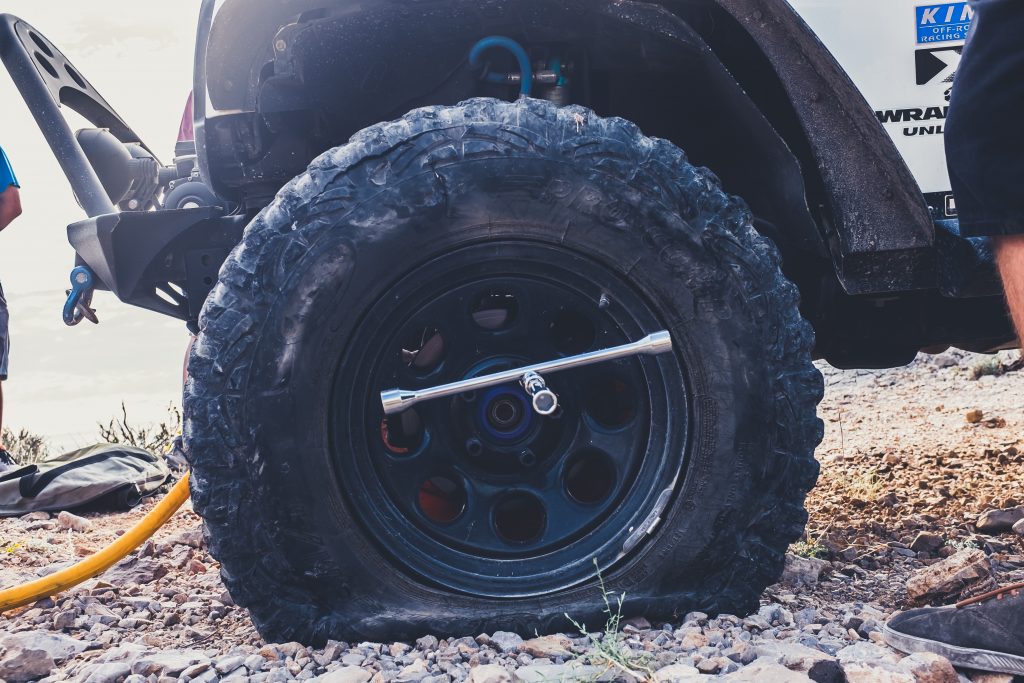 Tyre blowout